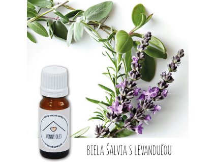 Vonný olej Biela šalvia s levanduľou 10ml